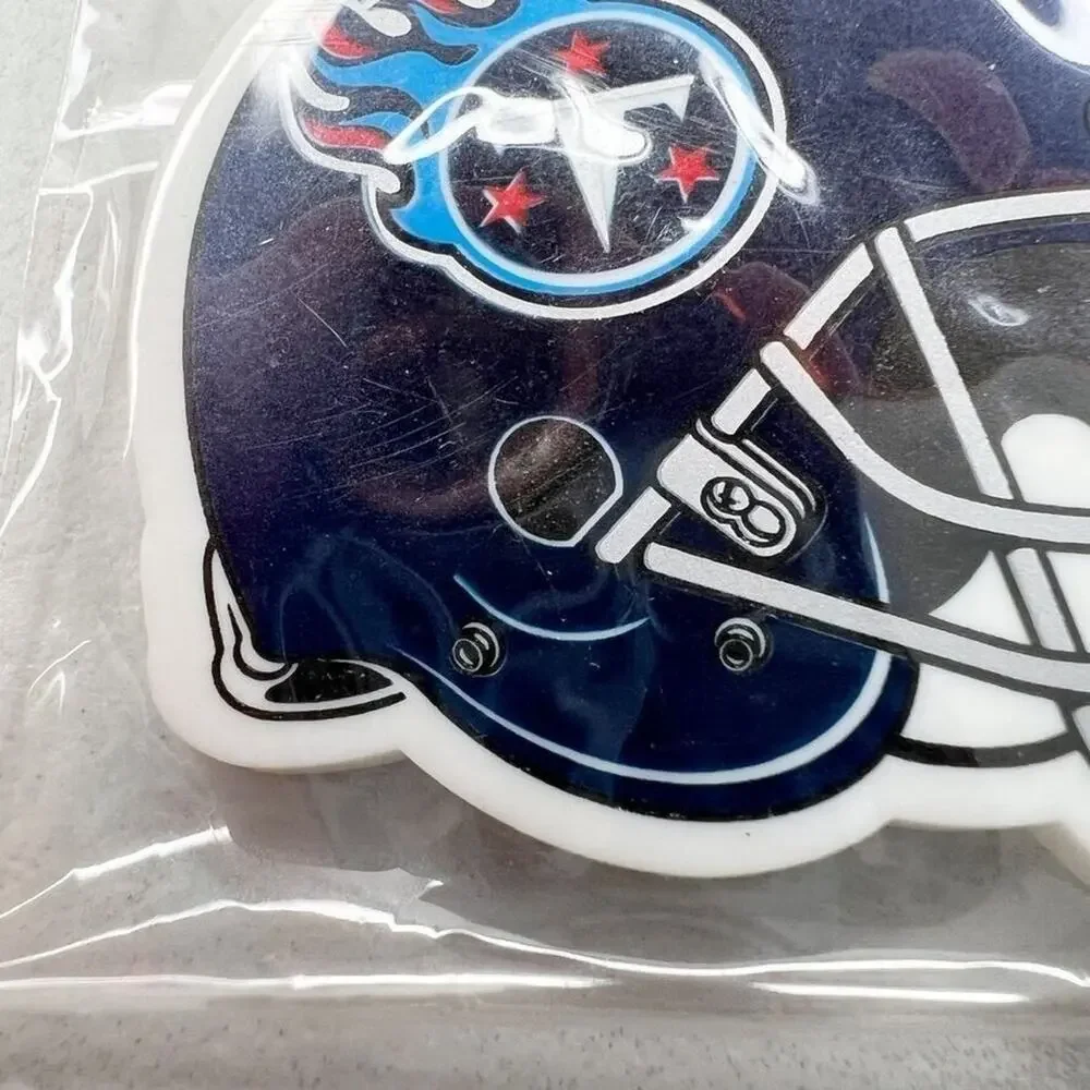 Tennessee Titans Football Helmet Rubber Keychain Keyring